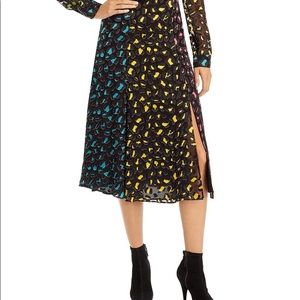 Alice + Olivia Rainbow Leopard Skirt